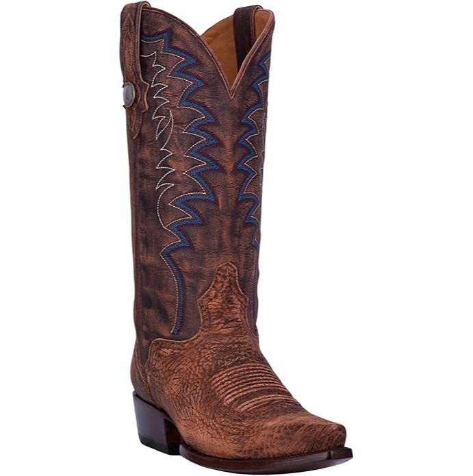 Men's Handmade Brandy Shoulder Western Boot Snip Toe
