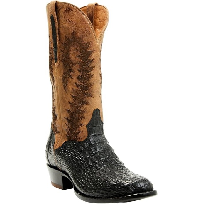 Men's Exotic Alligator Western Boot Round Toe